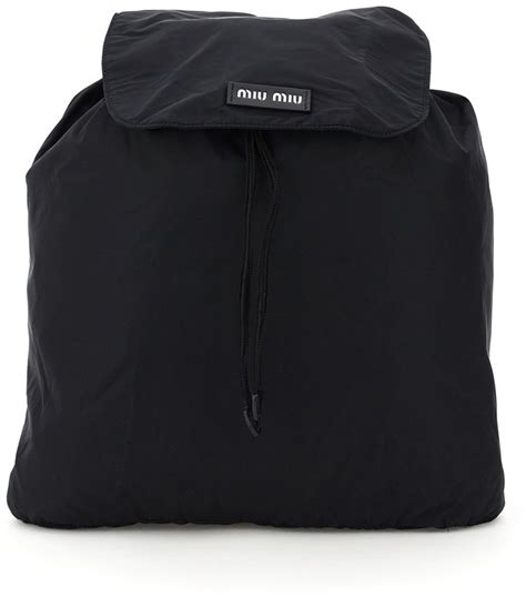 miu miu packable nylon backpack|miu michael bags for women.